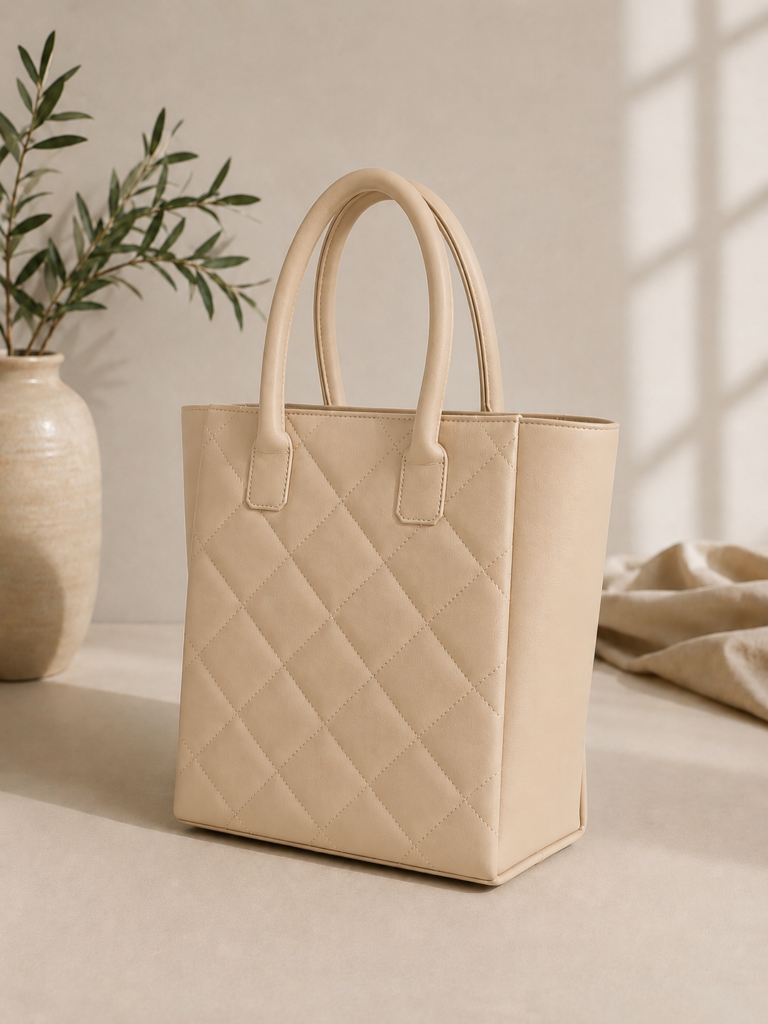 NOURA QUILTED TOTE BAG -936