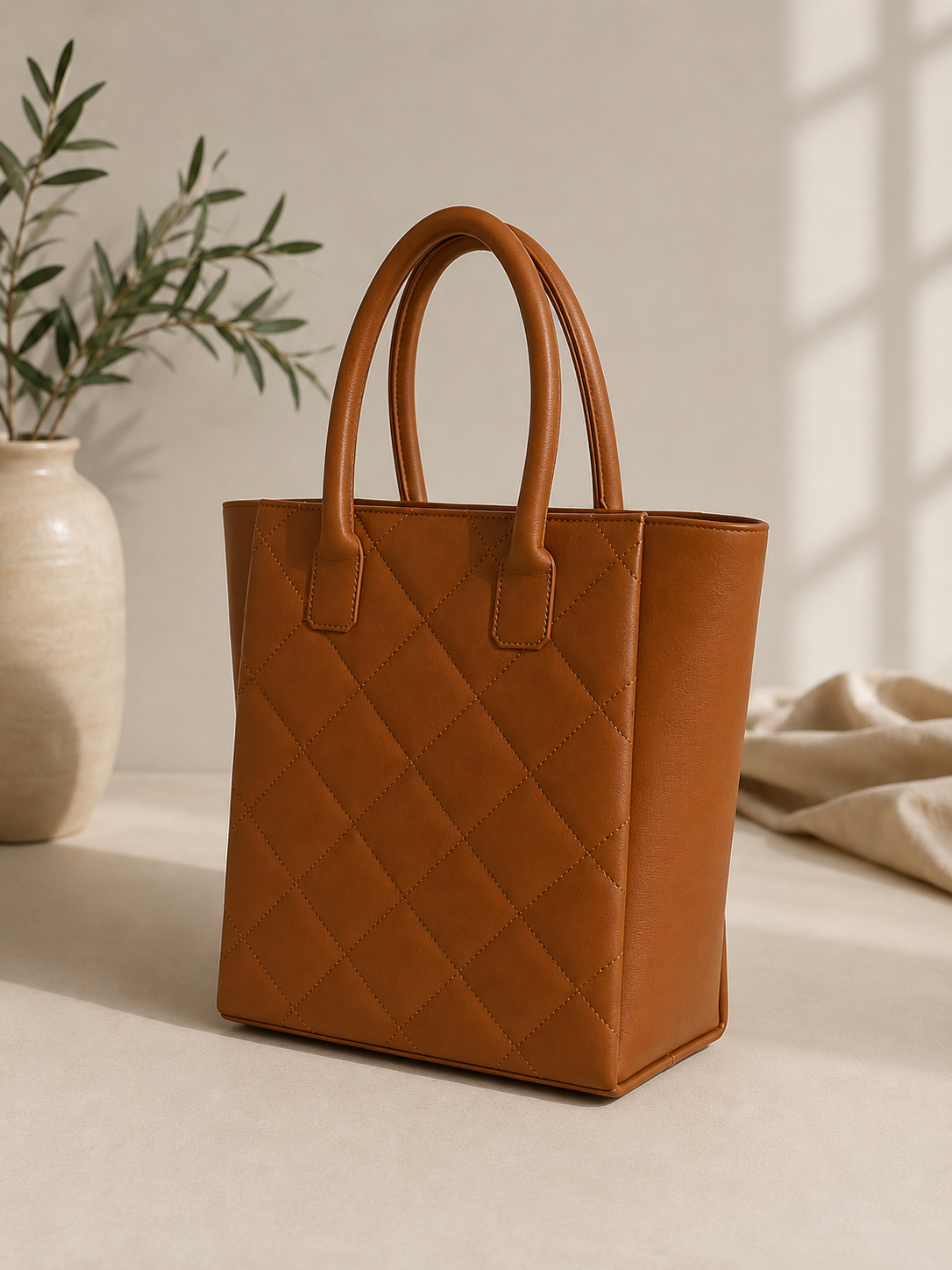 NOURA QUILTED TOTE BAG -936